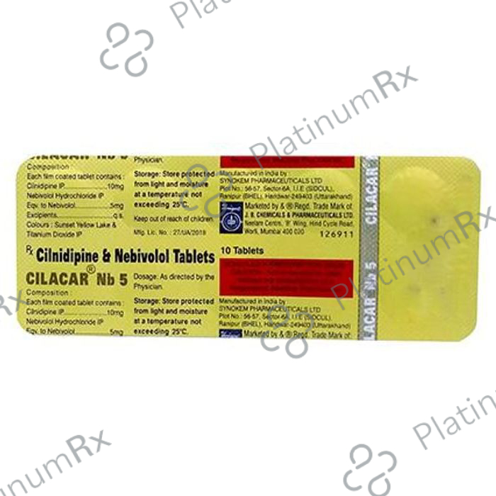 Cilacar NB 5/10mg Tablet 10s