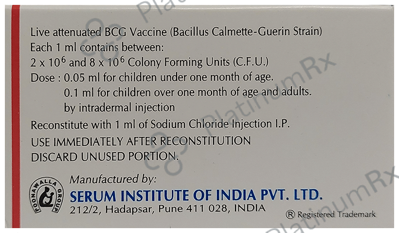 Tubervac Vaccine 1ml
