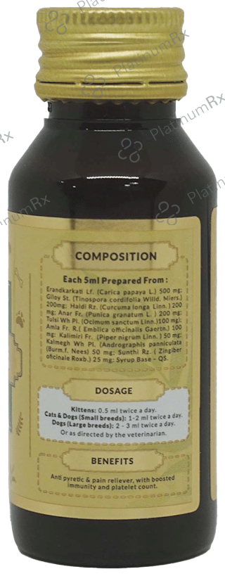 Fur Ball Story Fev Pet Anti Pyretic Syrup