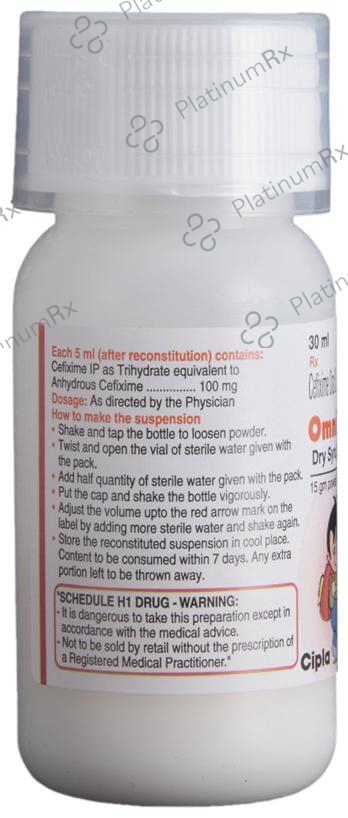 Omnix 100mg Dry Syrup Strawberry 30ml
