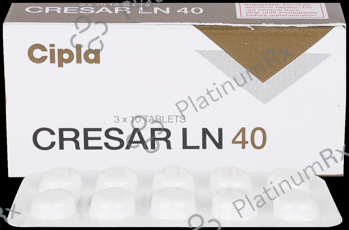 Cresar LN 10/40mg Tablet 10s