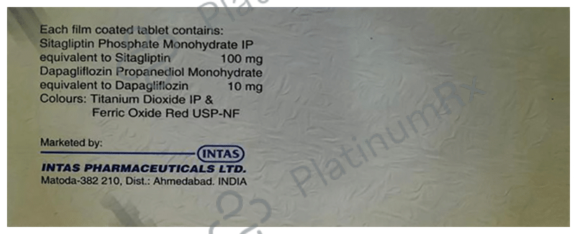 Sitara D 10/100mg Tablet 10s