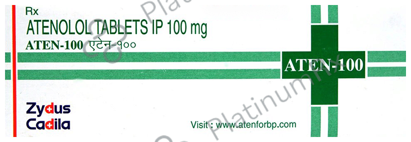 Aten 100mg Tablet 14s