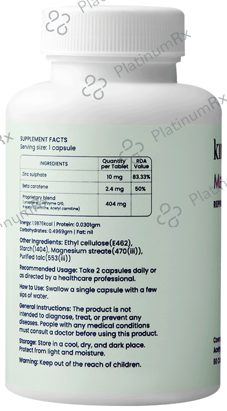 Kindly Health Maximise Capsule (60 Each) 1 Bottle