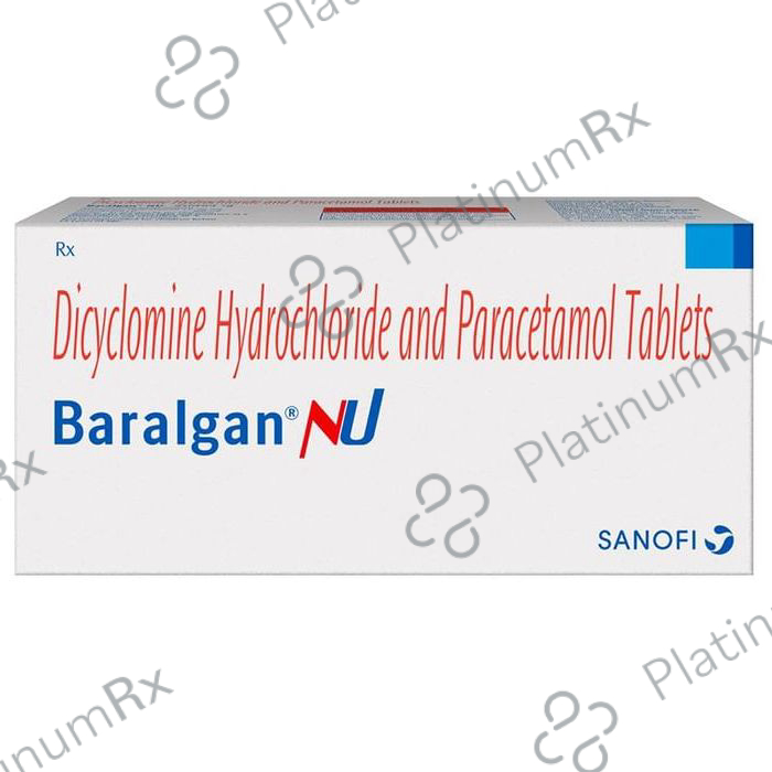 Baralgan NU 20/500mg Tablet 10s