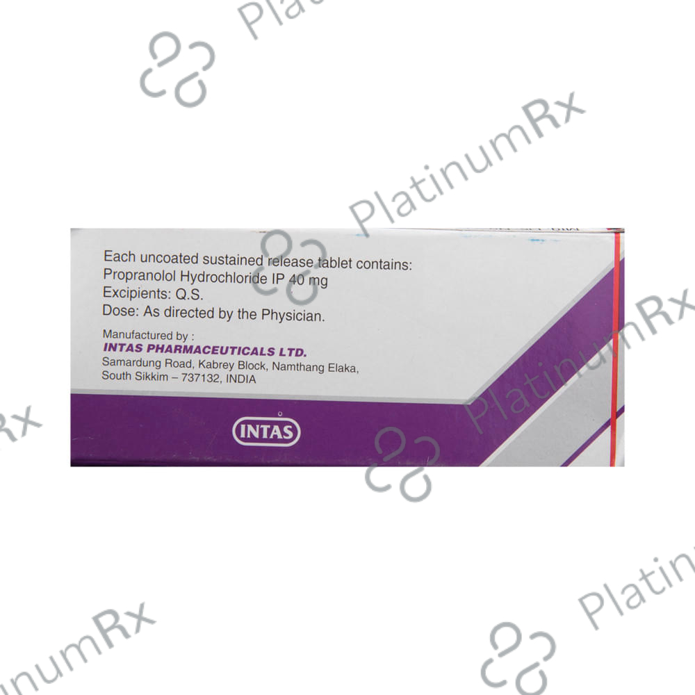 Provanol SR 40 Tablet