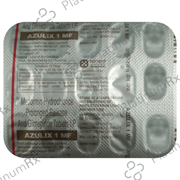 Azulix 1/500mg MF Tablet PR 15s