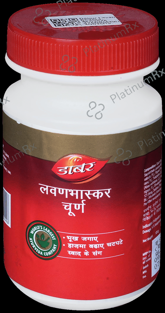 Dabur Lavan Bhaskar Churna - Manages Appetite, Digestion & Gas 120 gm