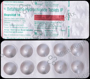 Neurohist 16mg Tablet 10s