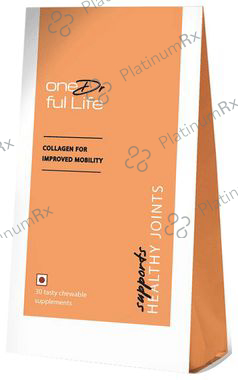 oneDrful Life Collagen Gummy Supplement for Healthy Joints Lychee