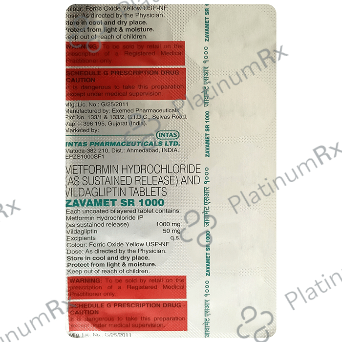 Zavamet SR 1000 Tablet