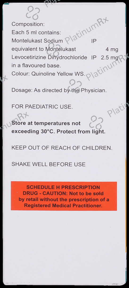 Lasma LC kid 2.5/4mg Syrup 60ml