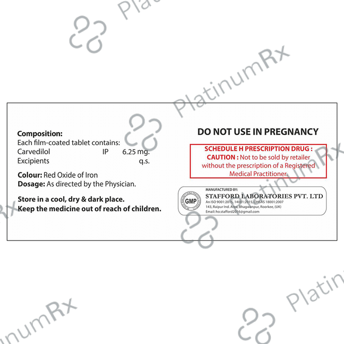 Carvix 6.25 Tablet
