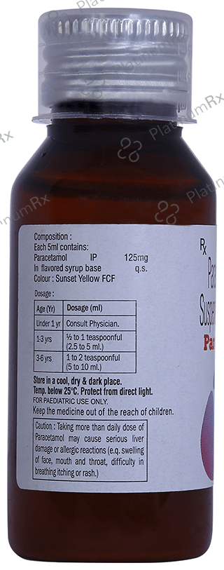 Paratee 125 Oral Suspension