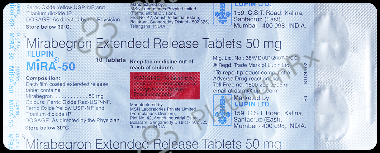 Mira 50mg Tablet 10s