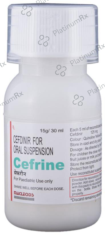 Cefrine 125mg Oral Suspension 30ml