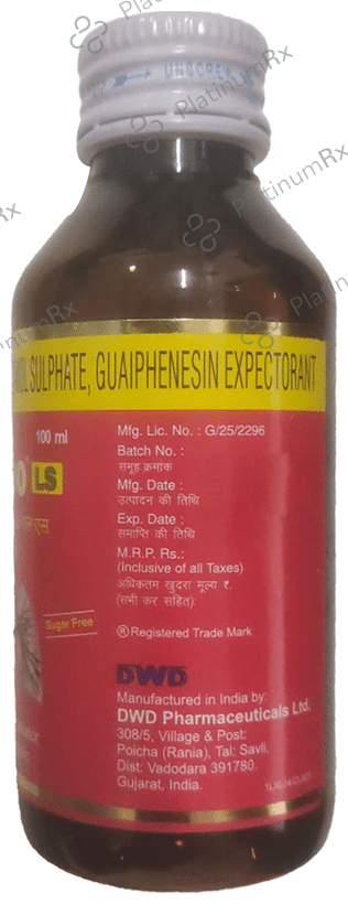 XL 80 LS Expectorant Sugar Free