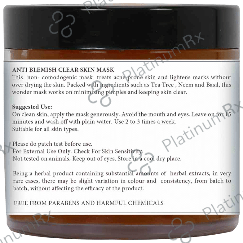 Auravedic Anti Blemish Clear Skin Mask