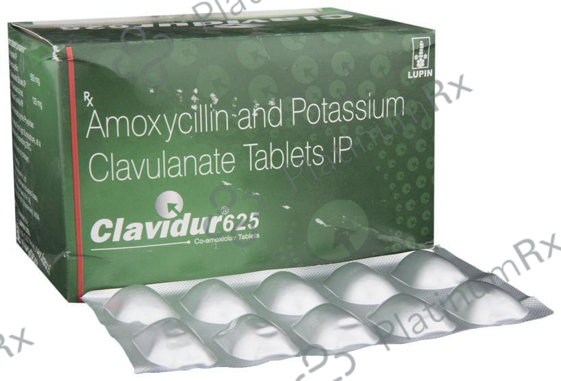 Clavidur 500/125mg Tablet 10s