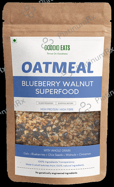 Goodio Eats Oatmeal Blueberry Walnut Superfood