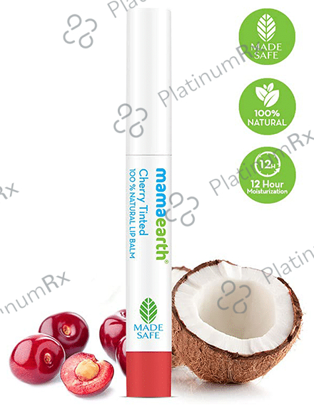 Mamaearth Cherry Tinted 100% Natural Lip Balm