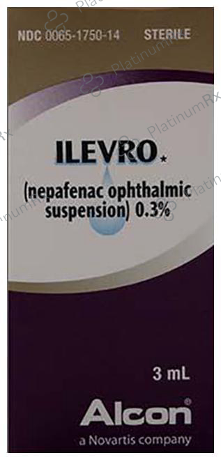 Ilevro 0.3% Ophthalmic Suspension 3ml