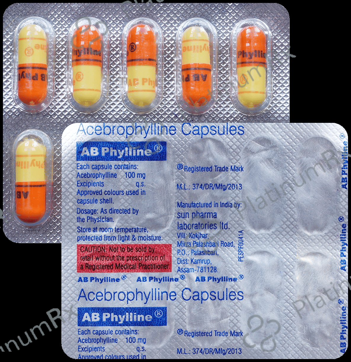 Abphylin 100mg Capsule