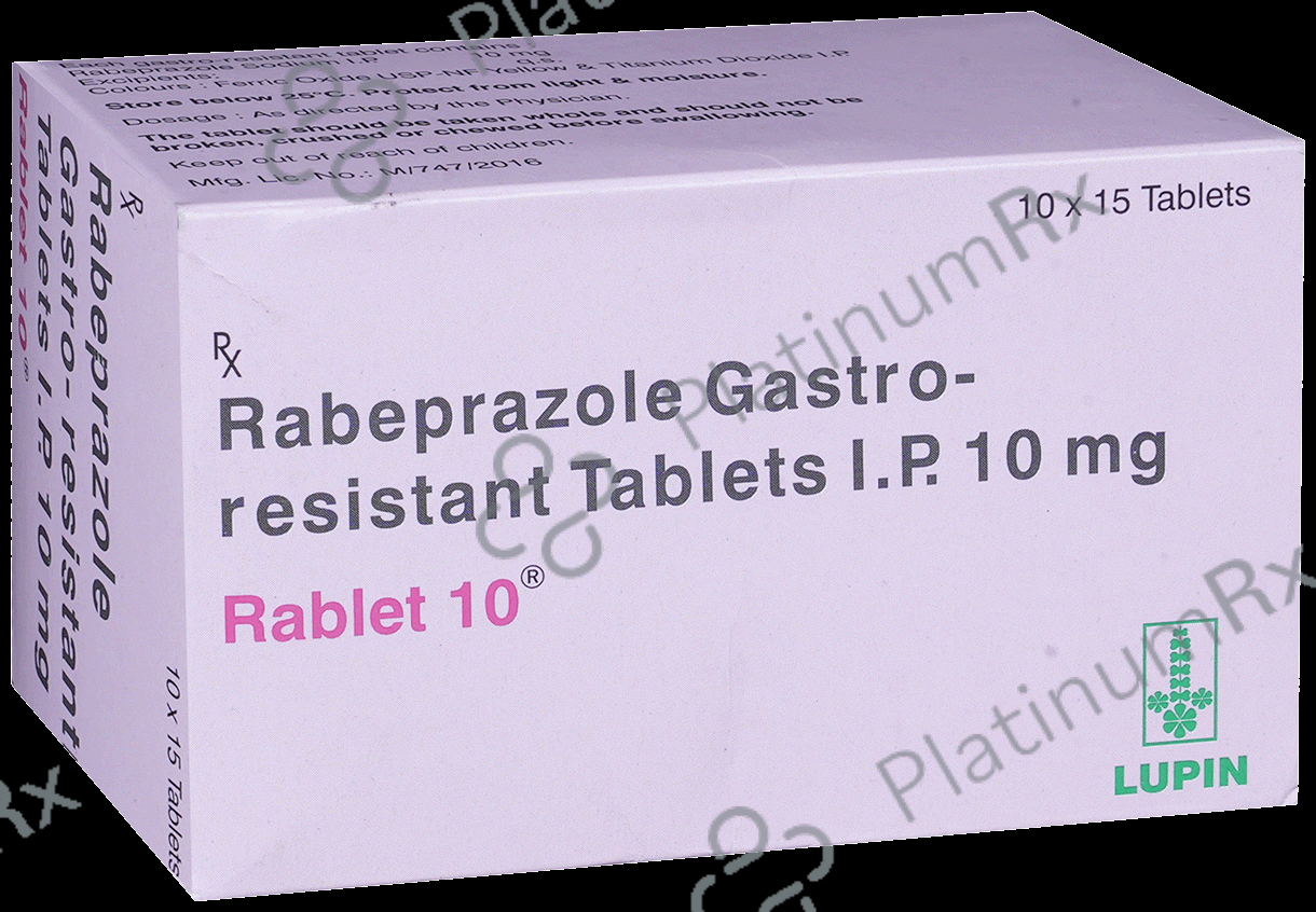 Rablet 10mg Tablet 15s