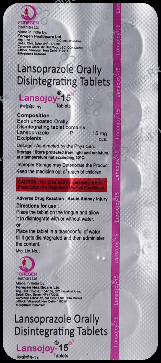 Lansojoy Tablet DT
