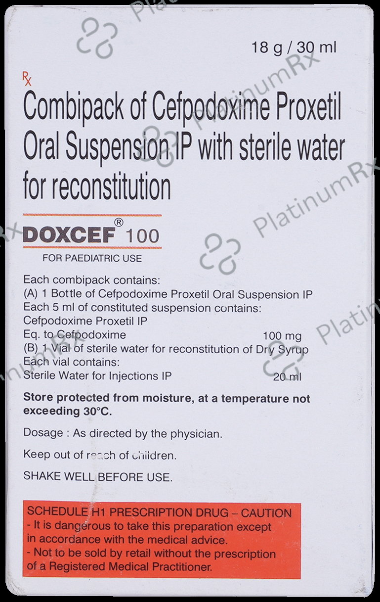 Doxcef 100mg/5ml Syrup