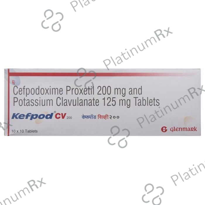Kefpod CV 200/125mg Tablet 10s
