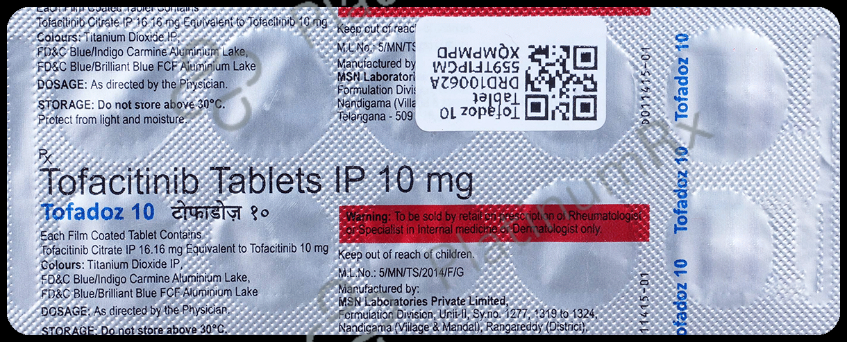Tofadoz 10mg Tablet 10s