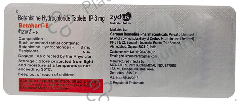 Betahart 8 Tablet