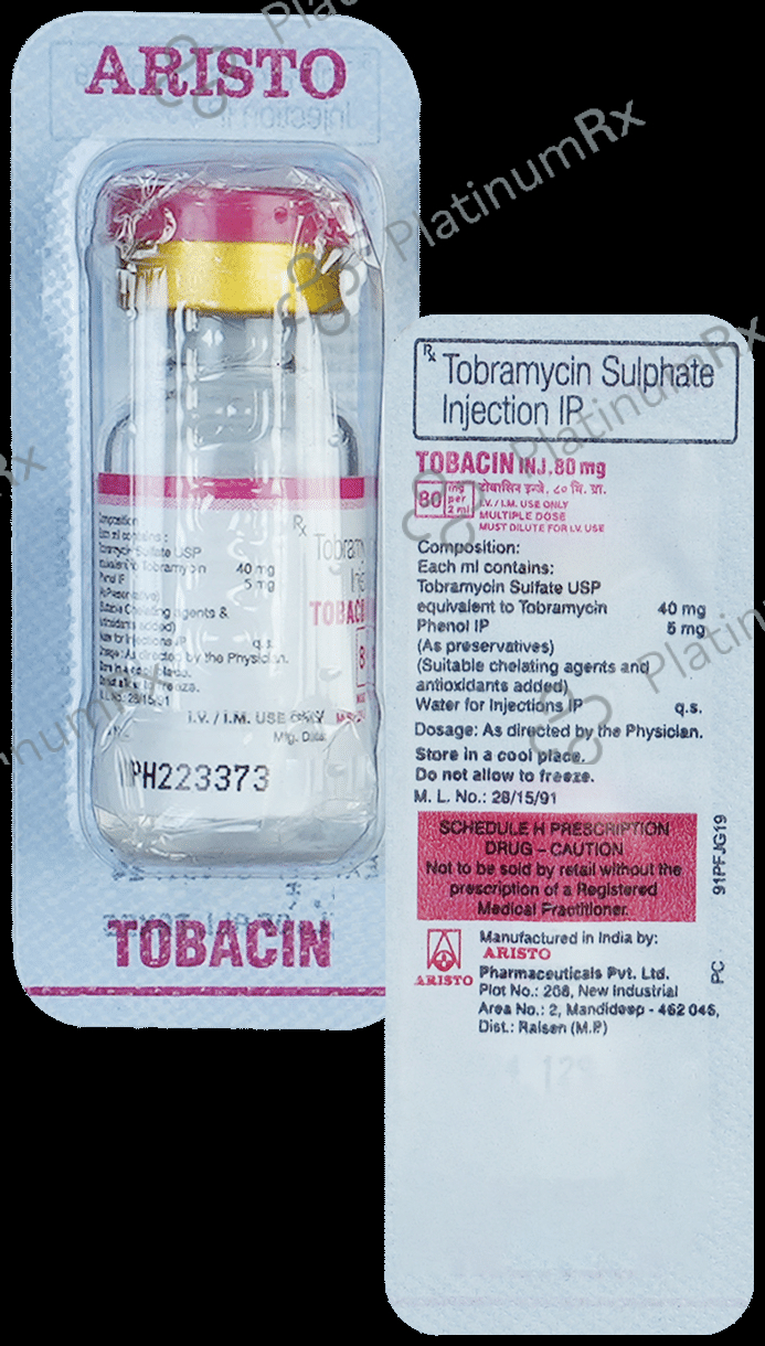 Tobacin 80mg Injection