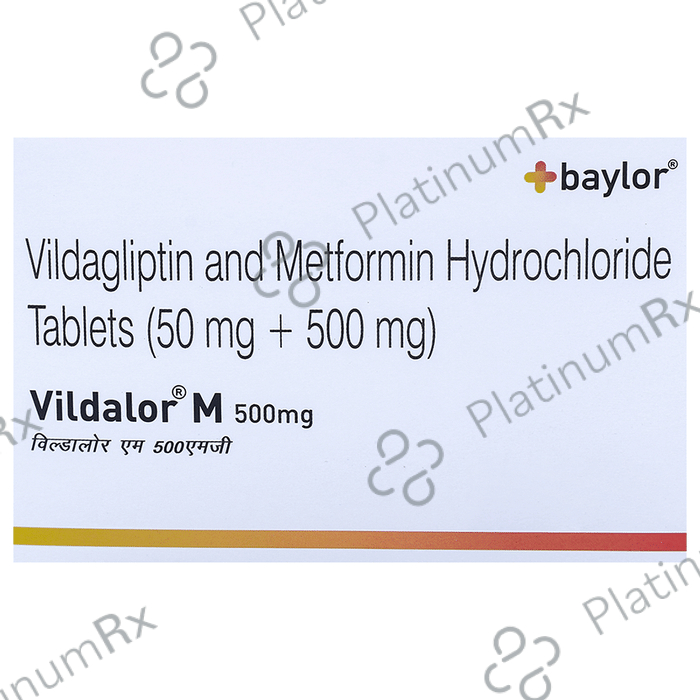 Vildalor M 500mg/50mg Tablet