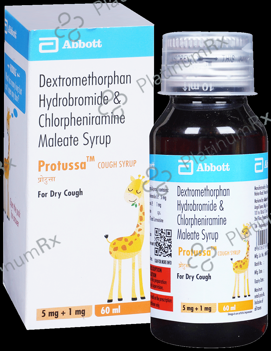 Protussa 1/5mg Cough Syrup 60ml