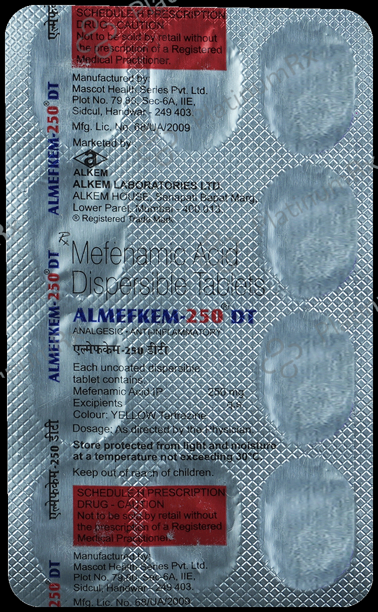 Almefkem 250 DT Tablet