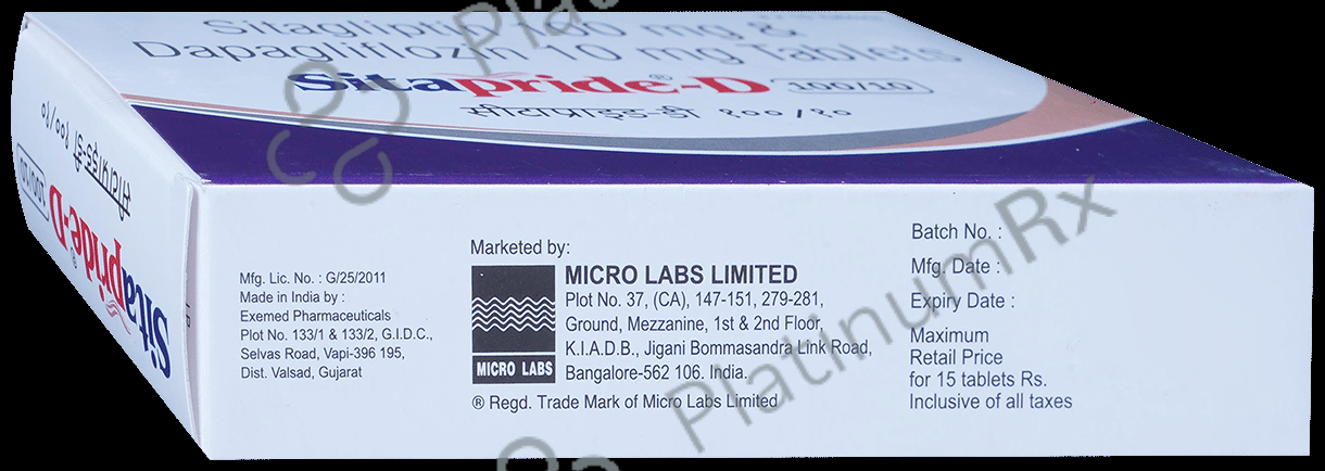Sitapride D 10/100mg Tablet 15s