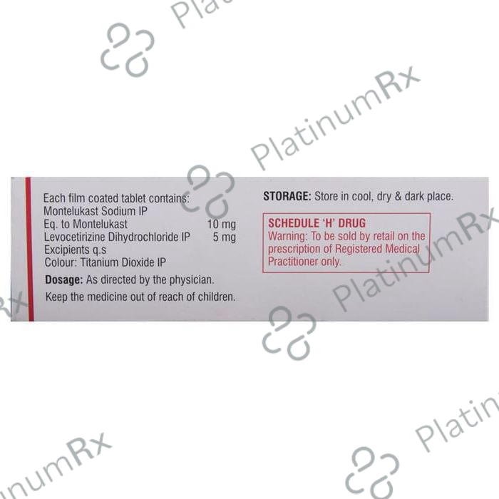 Lorfast MT 5/10mg Tablet 10s