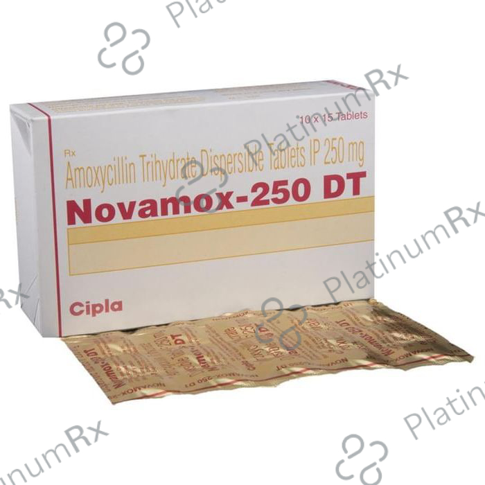 Novamox DT 250mg Tablet 15s