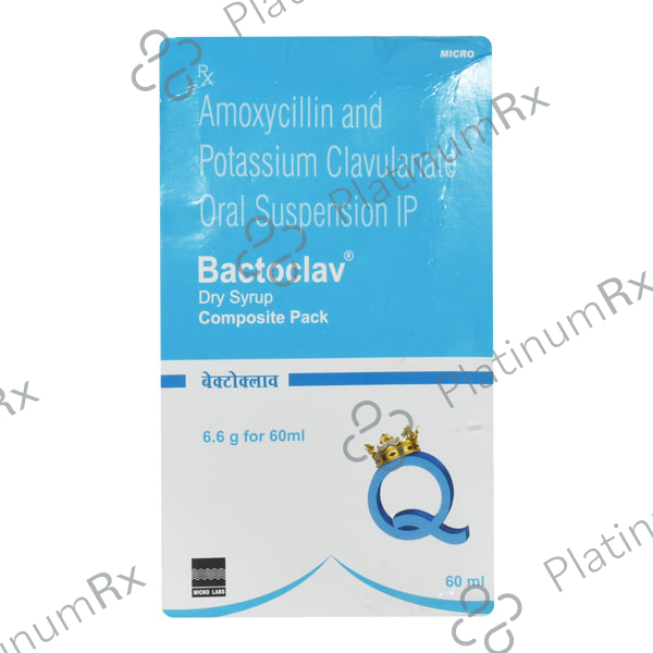 Bactoclav 200/28.5mg Dry Syrup 60ml