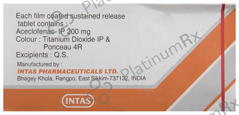 Hifenac SR 200mg Tablet 10s