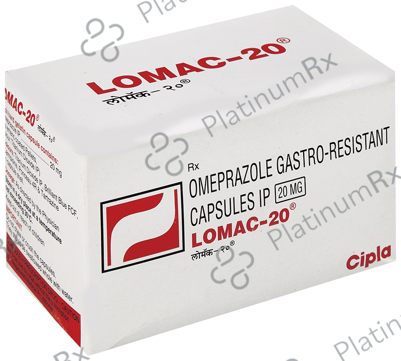 Lomac 20mg Capsule 15 Capsule