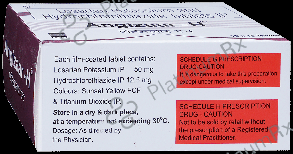 Angizaar H 12.5/50mg Tablet 15s