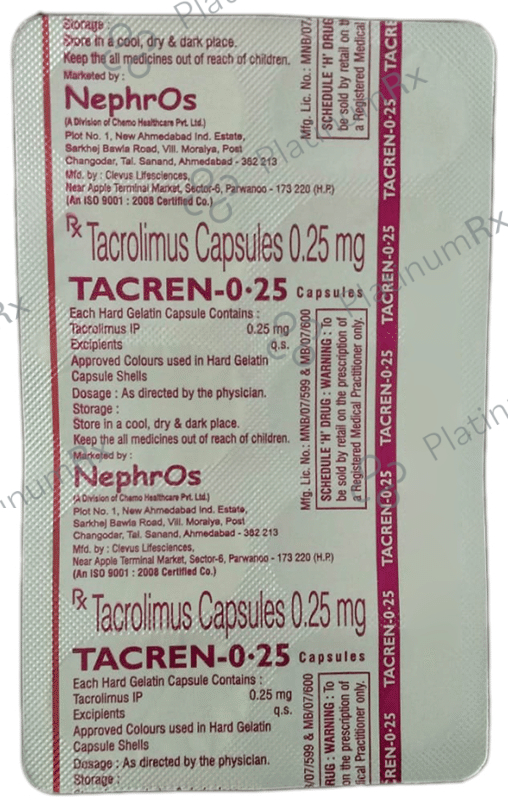 Tacren 0.25 Capsule