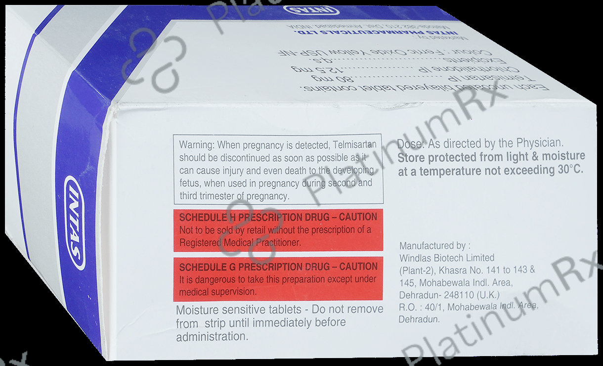 Sartel C 12.5/80mg Tablet 10s