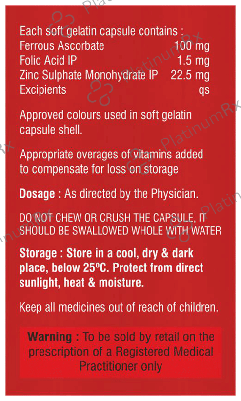 Fervil XT Soft Gelatin Capsule