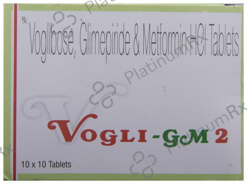 Vogli GM 2/500/0.2mg Tablet 10s