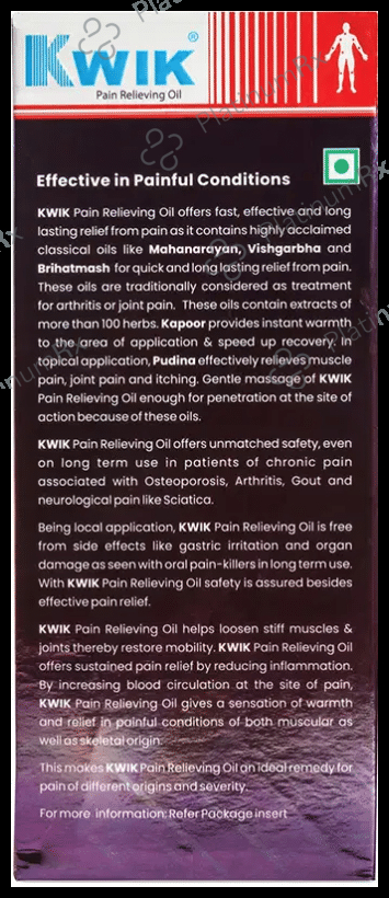 Ozone Kwik Pain Relieving Oil