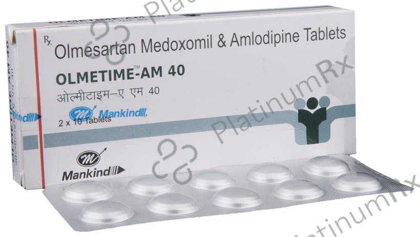 Olmetime AM 40 5/40mg Tablet 10s